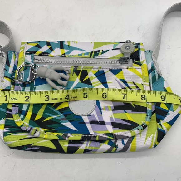 Kipling Yellow Blue Nylon Small Crossbody with gorilla MCB4900 - Picture 14 of 14